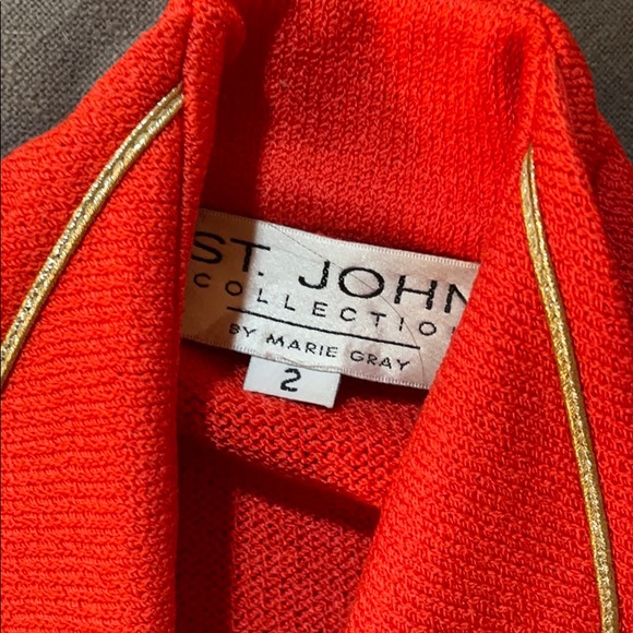 ST John size 2 orange/red jacket - Picture 8 of 8